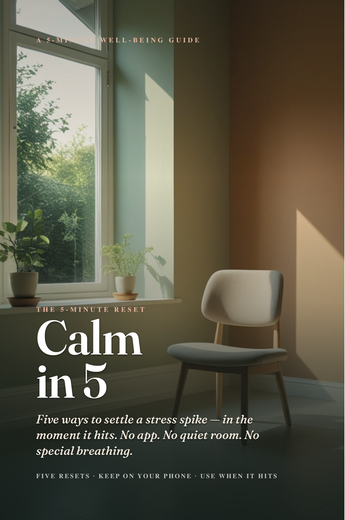 Calm in 5 — the 5-minute reset